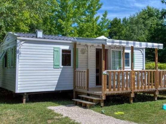 Mobilhome Mercure Family 26m² - 2 Habitaciones - Terraza semi-cubierta 11m²