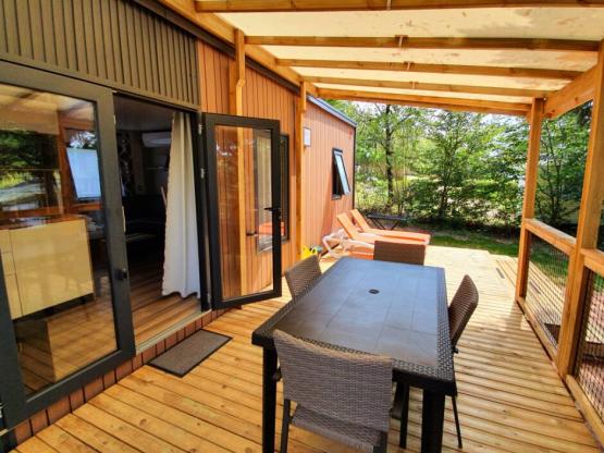 Cottage Premium "Dedans Dehors" cuisine ouverte sur la terrasse, TV, clim