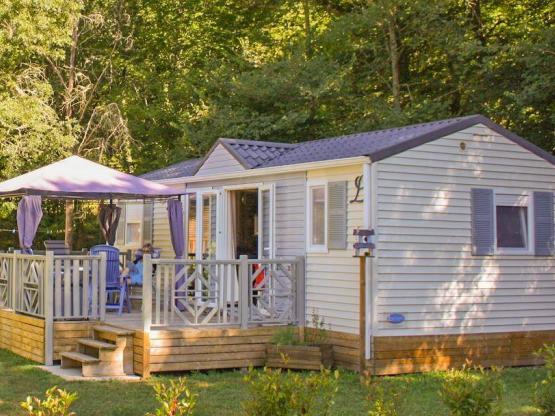 Mobil BEYNAC Premium 2 chbres, climatisation, lave-vaisselle TV lit 160cm