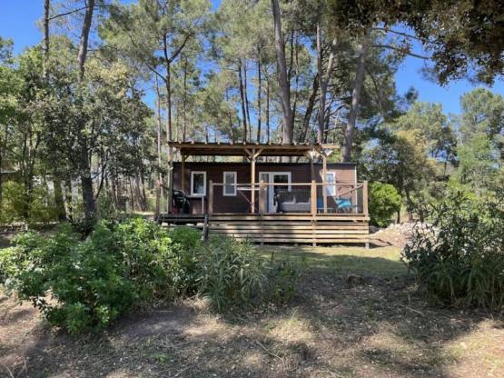 Mobil home PREMIUM MONTMIRAIL Aire acondicionado - 3 habitaciones con aire acondicionado - 6 personas (4 adultos máximo + 2 niños) (reciente, menos de 5 años)