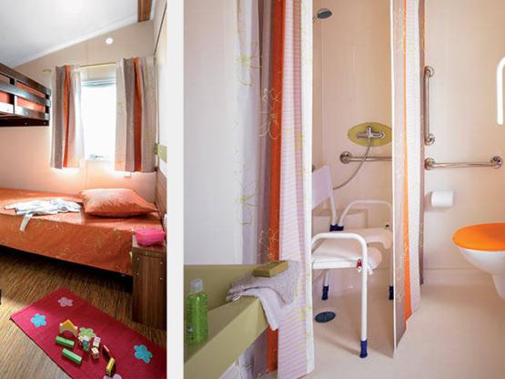 Mobilhome Confort - 2 habitaciones - Adaptado para personas con movilidad reducida