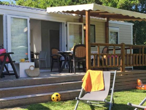 Stacaravan Privilège 2 slaapkamers + TV + overdekt terras