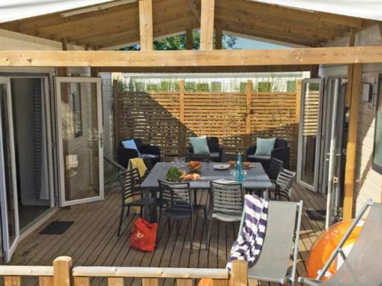 Mobilhome  Archipel 6 habitaciones + TV + terraza cubierta