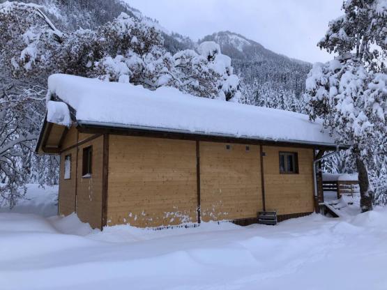 Gamme Chrystal - Chalet Ulysse 54m² 3 habitaciones + terraza 24m² + baño nórdico