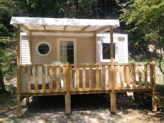 Mobilhome Confort 18m² (1 habitación) + terraza cubierta 9m² + TV