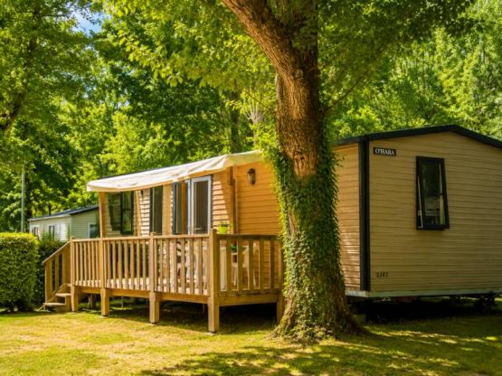 Mobilhome Premium 35m² 3 habitaciones - terraza cubierta + TV + Lava-vajillas + plancha