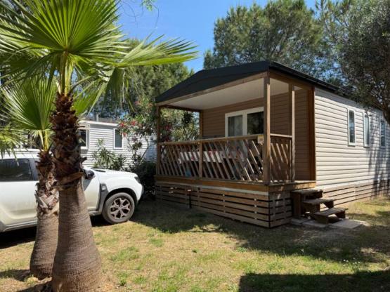 Mobilhome HIBISCUS Premium 32m² (2 habitaciones) - terraza cubierta Televisión aire acondicionado