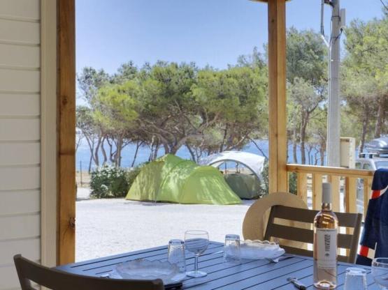 Mobil-home ~28m² - PREMIUM - Vue mer - 2 chambres + climatisation
