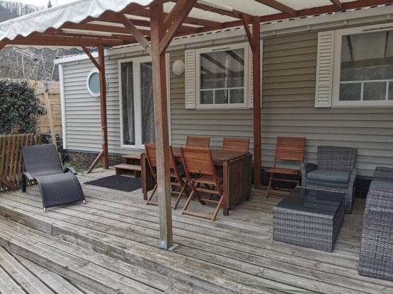 Mobilhome M°6 Ohara / 3 habitaciones + gran terraza cubierta