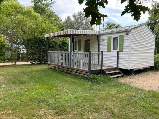 1-slaapkamer ECO stacaravan voor 2 personen (+2 extra bedden mogelijk)