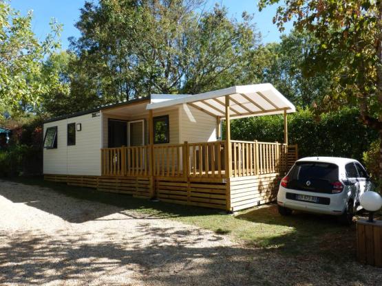 Mobil home - 26m² - 2 Habitaciones + Terraza semi-cubierta 20m²