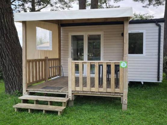 Mobilhome - 20m²  - 1 habitación - terraza cubierta 9m² -