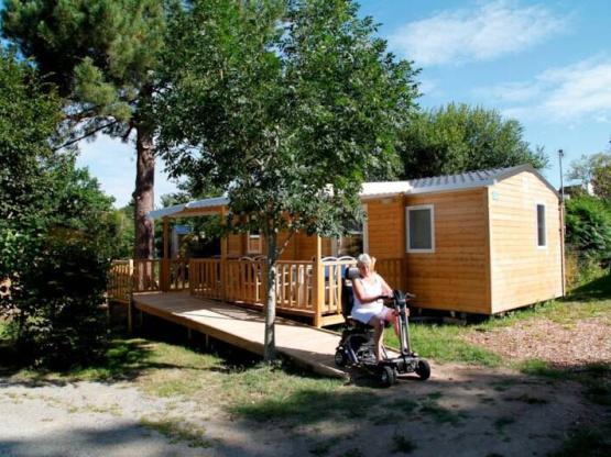 Mobilhome Confort PMR 29m² - 2 habitaciones - Terraza cubierta - TV