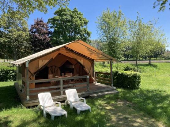 Zeltbungalow CARAIBES - 2 Schlafzimmer -