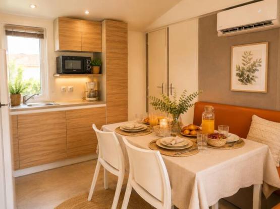 Mobilhome Loggia Confort 2 habitaciones terraza con aire acondicionado + TV
