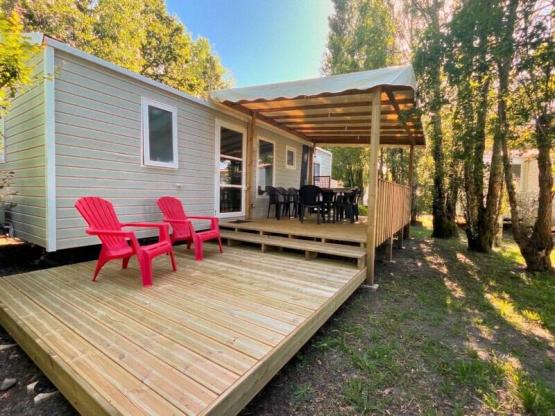 Mobil Home Premium - 35m² - Aire acondicionado - 3 habitaciones - amplia terraza -