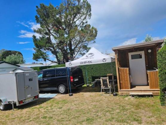 Parcelas - con baño individual y cocina americana