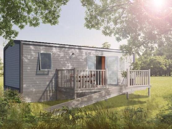 Mobil Home Confort 27m² (2 chambres) PMR + terrasse + TV