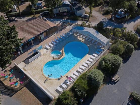 Mobilhome Confort+ 28m² (2 habitaciones) Terraza semi-cubierta