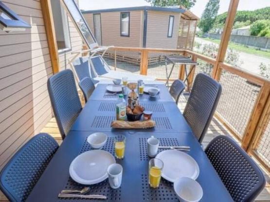 Mobilhome Ultimate Modèle PLUS - 47 m² - 3 habitaciones - Terraza Lounge