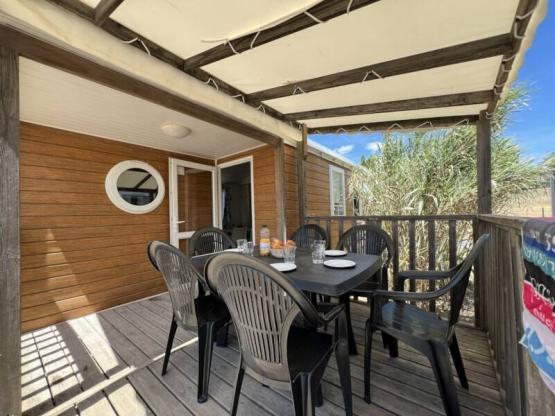 Mobilhome Standard 32m² (3 habitaciones) + terraza  + aire acondicionado