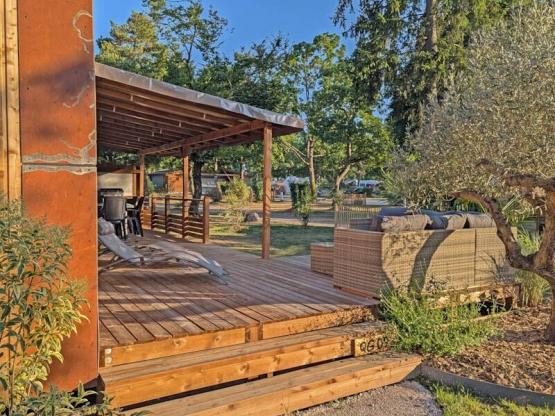 MOBILHOME ELEGANCE 3 ch - 40m² - Terrasse semi-couverte 35m²