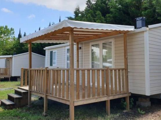 Mobilheim 28m² - 2 Schlafzimmer - mit TV -