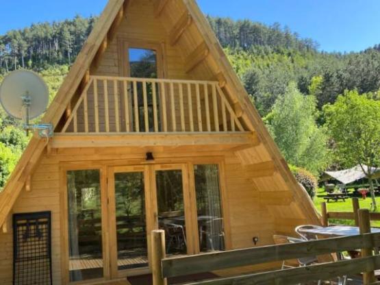 Cabaña tipi de madera