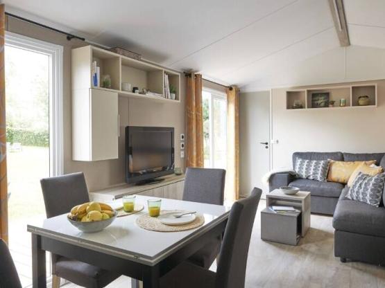 Mobilhome Privilège Tribu Grand Confort - 3 habitaciones - Terraza cubierta con lona - Aire co