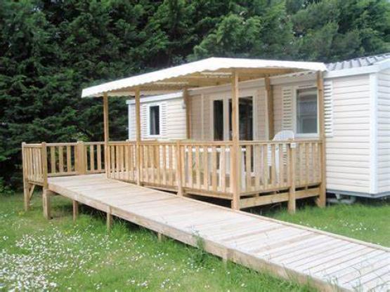 NEU/HomeFlower Premium 29m² barrierefrei- 2 Schlafzimmer+ halbüberdachte Terrasse+ TV+ Klimaanlage -