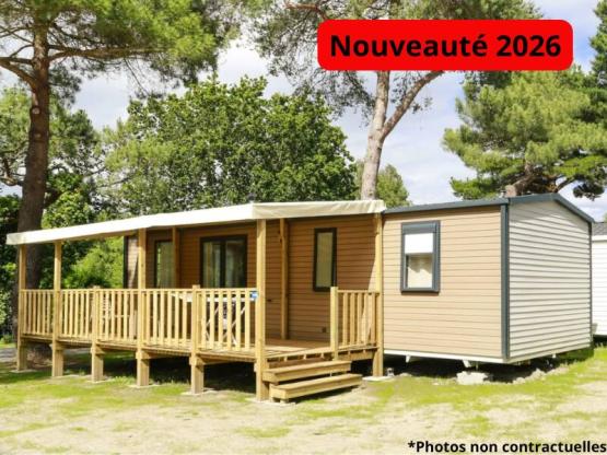 Bungalow Rêve d'été 40m² - terrasse bois semi couverte