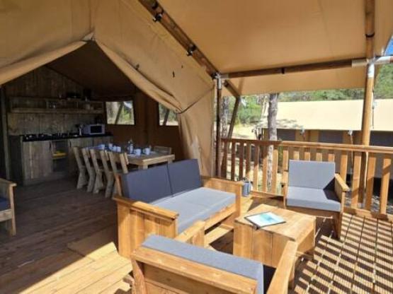Tienda Lodge espaciosa - 2 habitaciones - 35 m² + 16m² de terraza privada