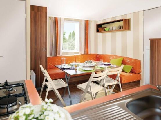 Mobil-home Tribu - 30m² - 3 chambres - 2 salles de bain - Climatisé