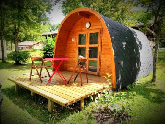 Pod / Cabane en bois avec sanitaires 15m² - 2 pers