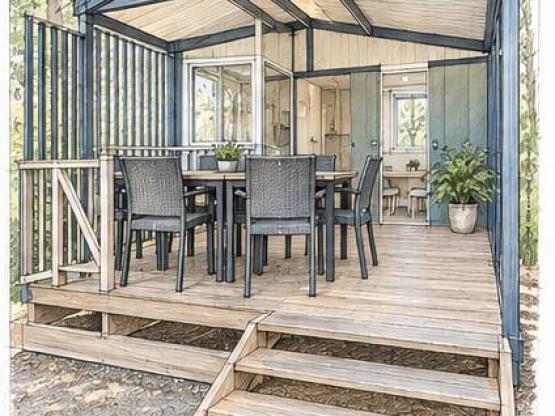 Chalet 4 Confort (aire acondicionado, TV)
