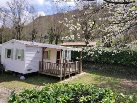 Mobilhome 4/6 Confort 27 m² Terraza semi-cubierta 15 m²²
