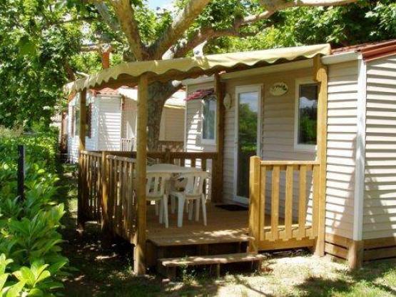Mobil-home OHARA 1 habitación - terraza cubierta (2 adultos + 1 niño - 10 años de edad) +Wifi