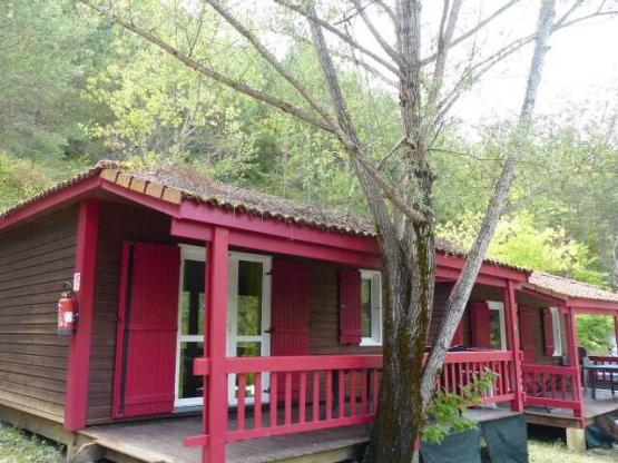 Chalet Confort Authentik 34m² - 2 slaapkamers + overdekt terras -