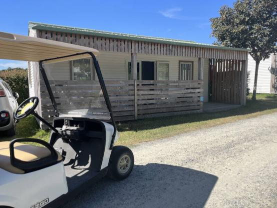 Chalet 2 habitaciones modular+ terraza cubierta + wifi
