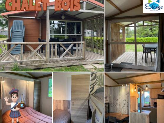 Chalet 26m² 2 Habitaciones + terraza cubierta