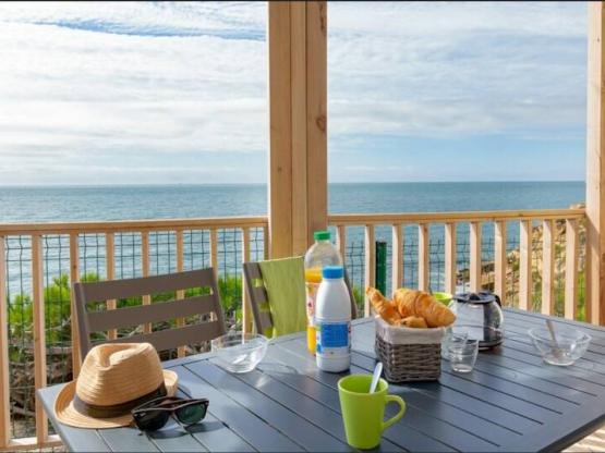 Mobil-home ~27 m²  PRIVILEGE - Face à la mer - 2 chambres + climatisation