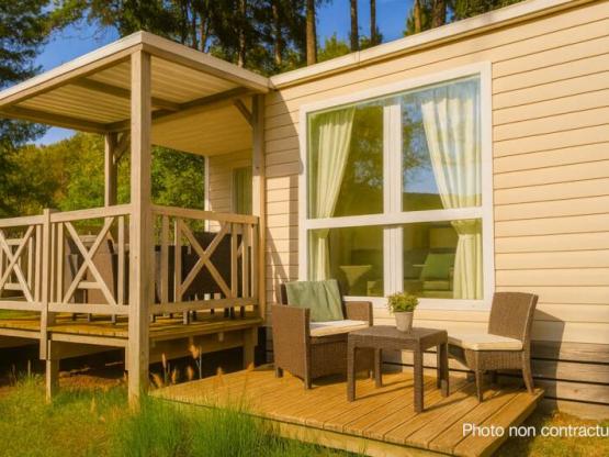 Mobilhome Confort 25m² + Terraza Cubierta (2 habitaciones)