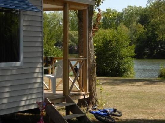 Mobilheim 27m² Seeblick / 2 Zimmer - Terrasse