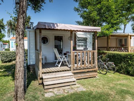 Chalet DUO 1 habitacion 18m² terraza cubierta de madera