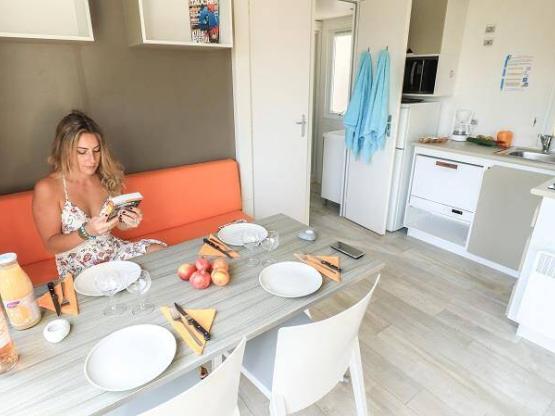 Mobilhome Azur Sérénité 24m² - Jacuzzi privado - 3 piezas - 2 dormitorios - Aire acondicionado