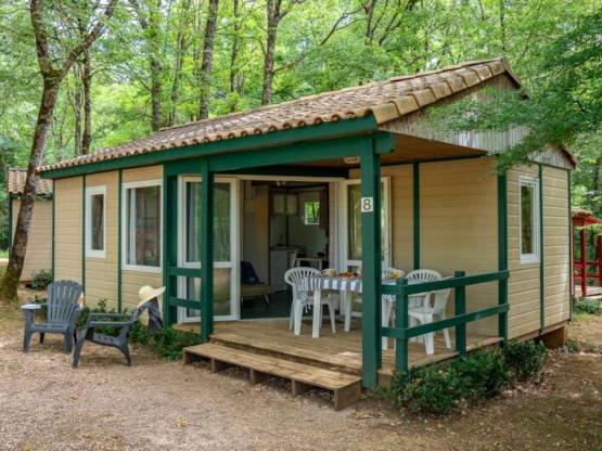 Bungalow Bruniquel 36m² terraza cubierta 2 habitaciones