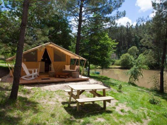 Glamping Tent Safari Rosette - Near the lake (Canadian Tent fully equiped)