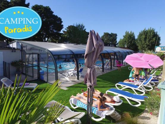 Mobilhome Confort Famille + terraza cubierta (2 Habitaciones)