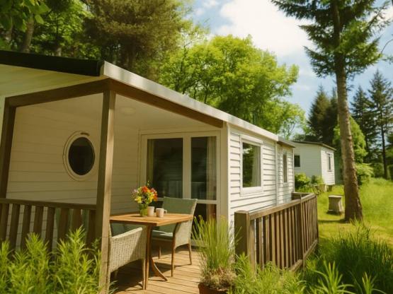 Mobilhome Confort + 32.7 m² + terraza cubierta (2 habitaciones)