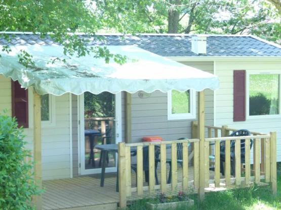 Mobil-home Trigano LUXE 31 m2  ( 3 habitaciones ) + semicubierto terraza.